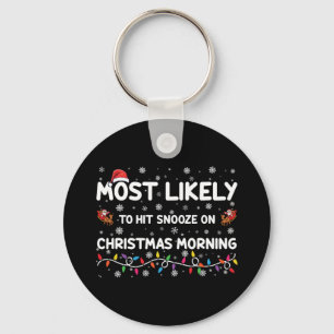 Porte-clés Plus susceptible de cliquer sur snooze le matin de