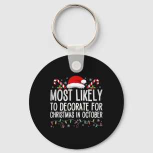 Porte-clés Plus susceptible de décorer pour Noël en octobre X