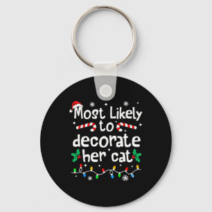 Porte-clés Plus susceptible de décorer sa famille de chats po