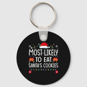 Porte-clés Plus susceptible de manger les cookies de Santa Fa