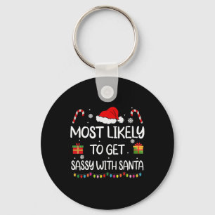 Porte-clés Plus susceptible d'obtenir Sy avec Santa Fun Famil