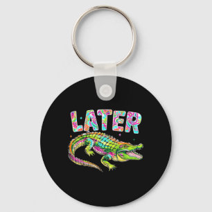 Porte-clés Plus tard Gator Mignon Graphique Drôle Alligator M