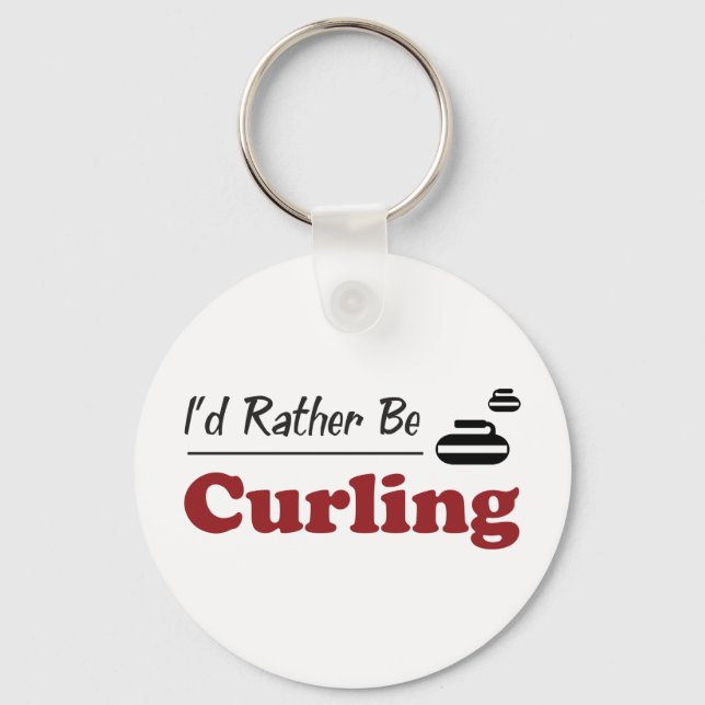 Porte-clés Plutôt Curling (Recto)