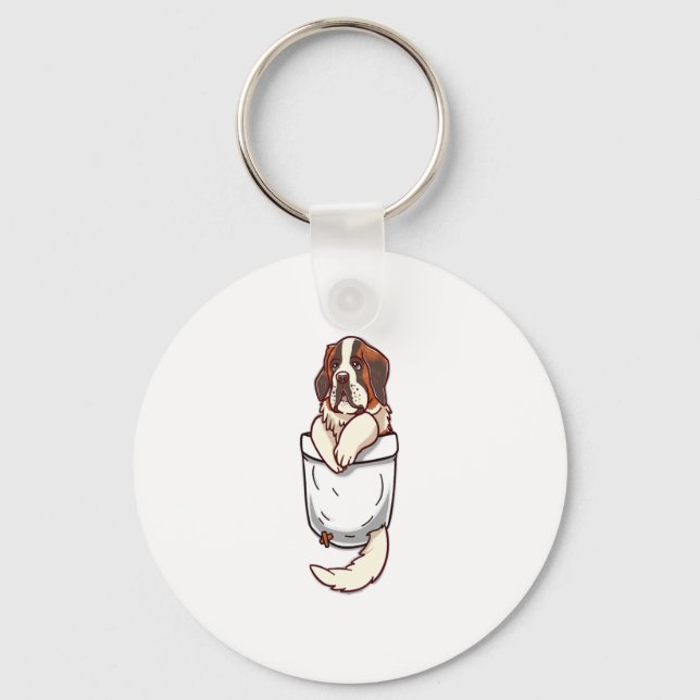 Porte-clés Pocket St Bernard Puppy (Recto)