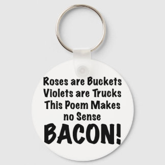 Porte-clés Poème Bacon