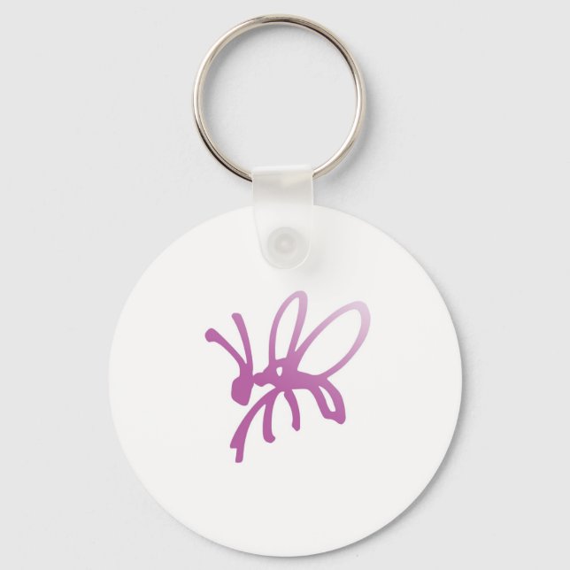 Porte-clés Poetica Bug rose (Recto)