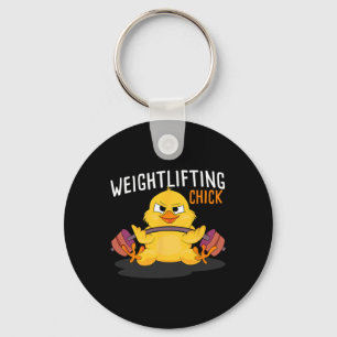 Porte-clés Poids Chick Bodybuilding Entraînement Salle de gym