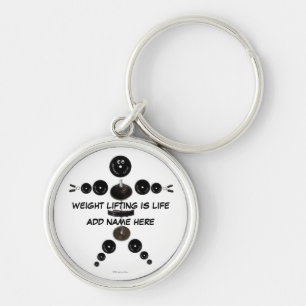 Porte-clés Poids personnalisé Fun Lifing