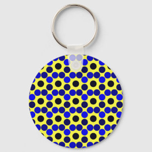 Porte-clés Points de vue Porte - clé noir et bleu