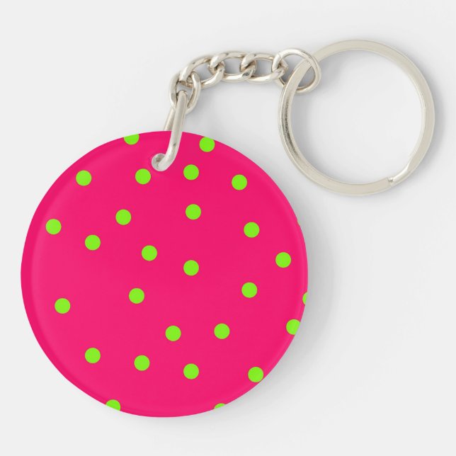 Porte-clés Points polka (Dos)