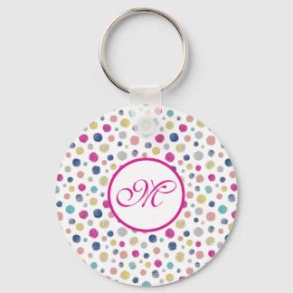 Porte-clés pois coloré