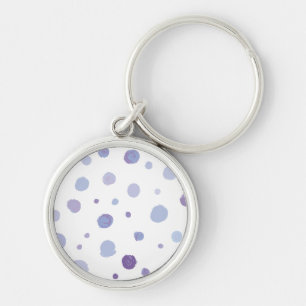 Porte-clés pois peint à la main