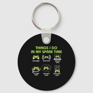Porte-clés Poison gamer Things Gamer Do In My Spare Time