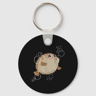 Porte-clés Poisson ballon Poisson globe Bulles