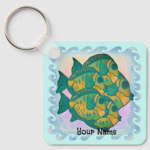 Porte-clés Poisson de la Forêt Tropicale