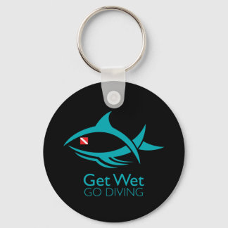 Porte-clés Poisson de plongée tribale