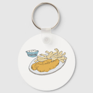 Porte-clés poisson et frites