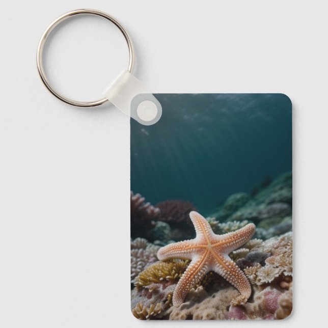 Porte-clés Poisson étoilé dans la mer profonde (Recto)
