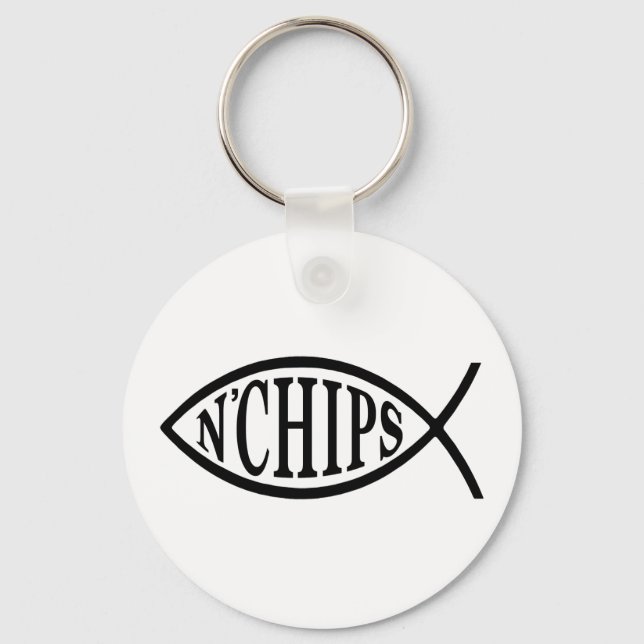 Porte-clés Poisson N' Chips Poisson (Recto)