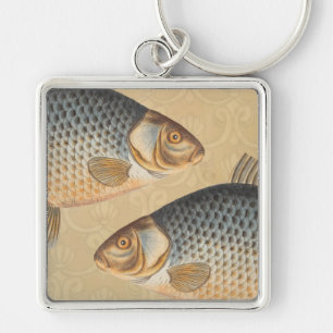 Porte-clés Poisson+oeuvre+design+pêche+poissonneux
