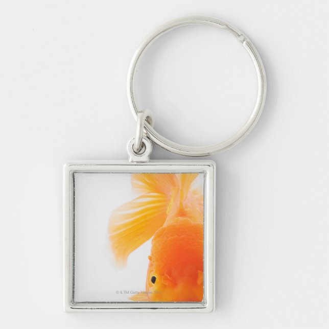 Porte-clés Poisson rouge orange de lionhead (auratus de (Devant)