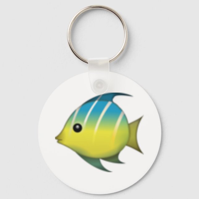 Porte-clés Poisson tropical - Emoji (Recto)