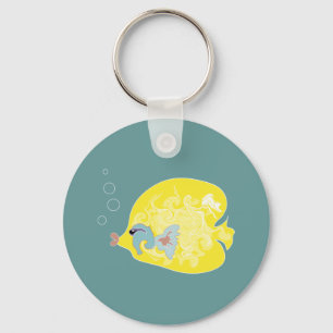 Porte-clés Poisson Tropical Fantaisiste Art Océanique