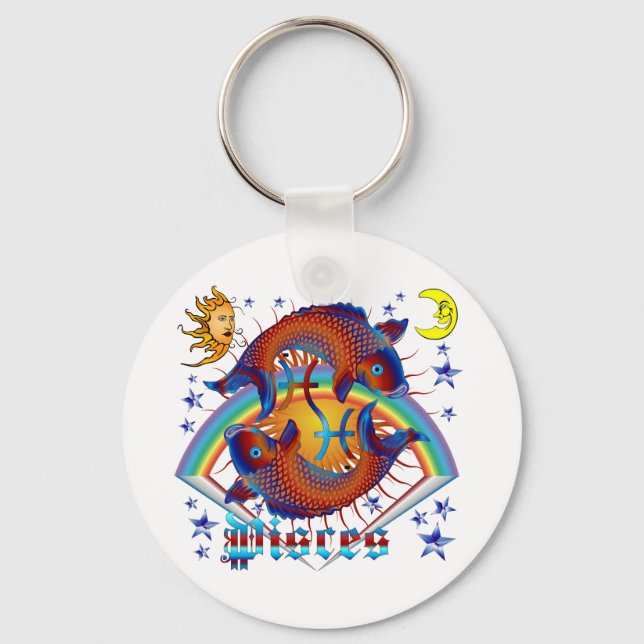 Porte-clés Poissons-Zodiac-V-1 (Recto)