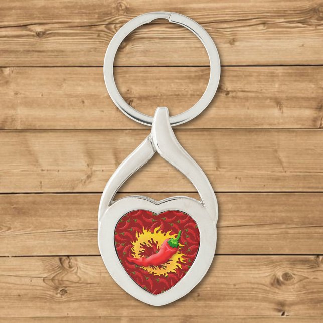 Porte-clés Poivre avec flamme (Créateur téléchargé)