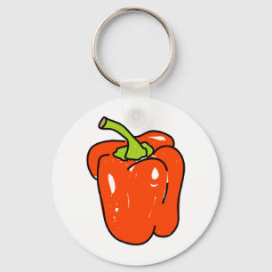 Porte-clés Poivron rouge