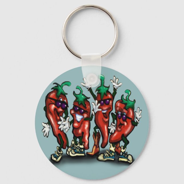 Porte-clés Poivrons (Recto)