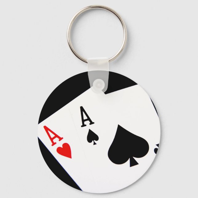Porte-clés Poker Aces Keychain (Recto)