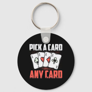 Porte-clés Poker Choisir une carte n'importe quelle carte