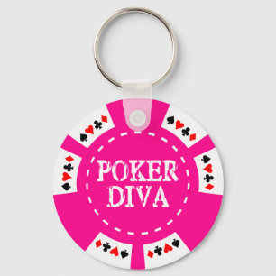 PORTE-CLÉS POKER DIVA POKER CHIP