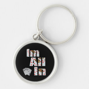 Porte-clés Poker Im All In, Clavier Unisex