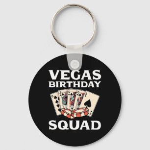 Porte-clés Poker Lover Poker Anniversaire Squad