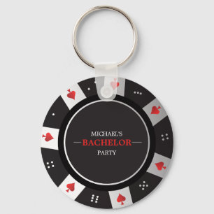 Porte-clés Poker Night Bachelor Party Las Vegas Casino Favori