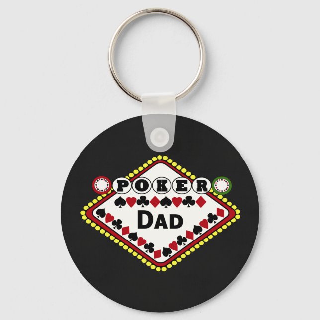 Porte-clés Poker papa (Recto)