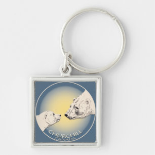 Porte-clés Polar Bear Chuchill Key Chain Souvenir Keychain