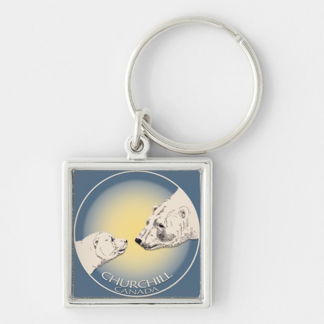 Porte-clés Polar Bear Chuchill Key Chain Souvenir Keychain (Devant)