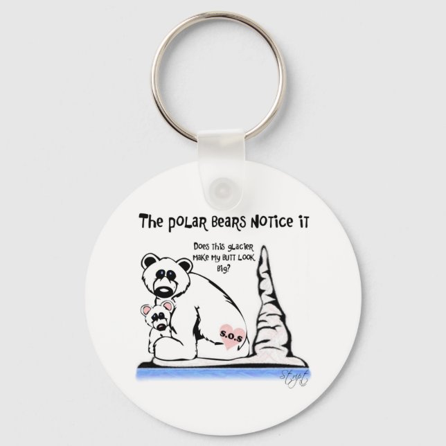 PORTE-CLÉS POLAR BEAR S.O.S KEY CHAIN (Recto)