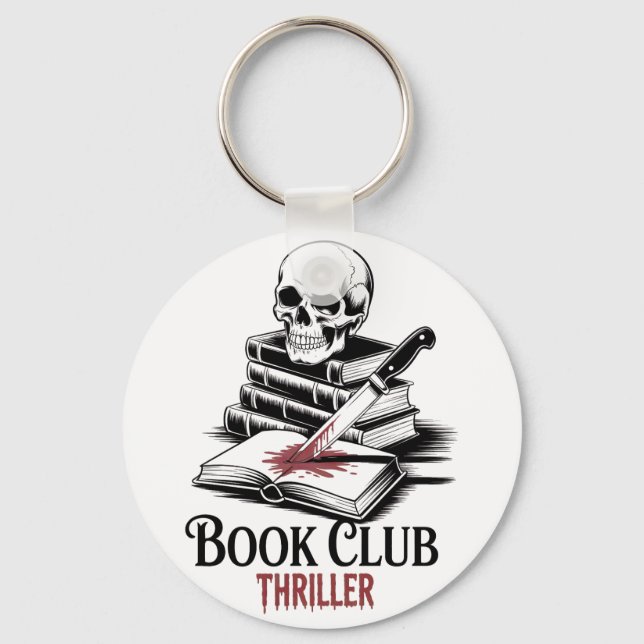 Porte-clés Polar Thriller du Club de Lecture (Recto)