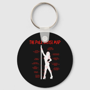 Porte-clés Pole Bruise Porter Vêtements de danse Vêtements de