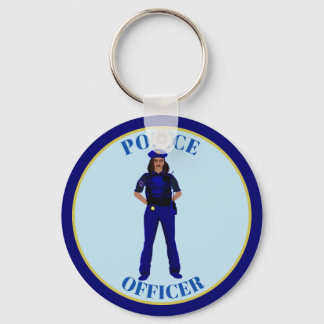 Porte-clés Police féminine