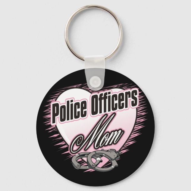 Porte-clés Police Officers Mom (Recto)