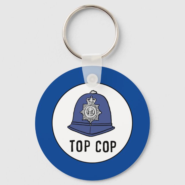 Porte-clés Policier ou Agent de Police (Recto)