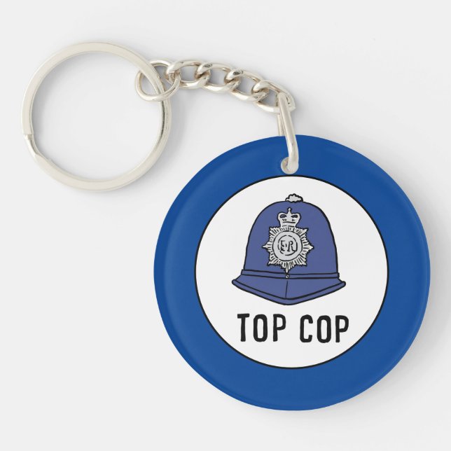 Porte-clés Policier ou Agent de Police britannique (Devant)