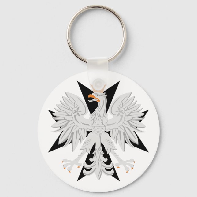 Porte-clés Polish Eagle Maltese Cross (Recto)