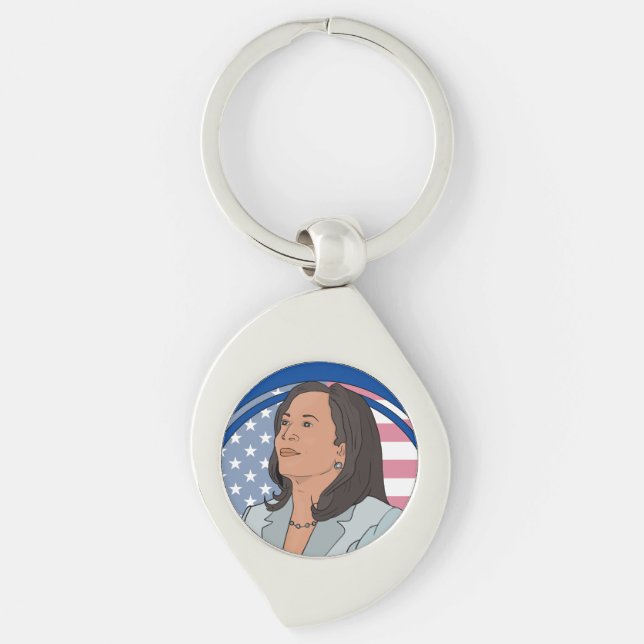 Porte-clés Politique Kamala Harris (Devant)