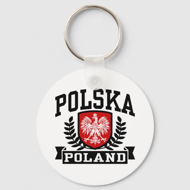 Porte-clés Polska Pologne (Recto)